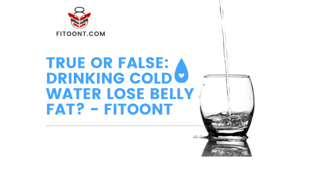 is drinking water burn belly fat and calories - fitoont