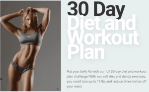 30 day diet and workout plan