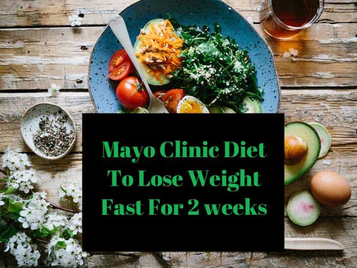 Mayo Clinic Diet To Lose Weight Fast For 2 weeks - Fitoont