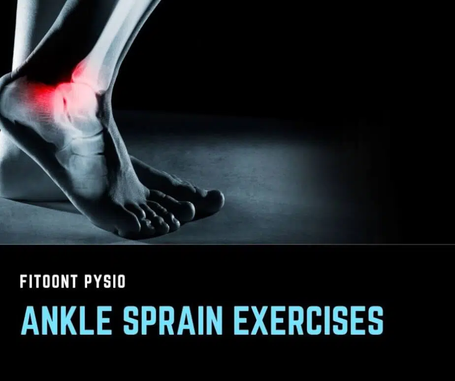 Ankle Sprain Exercises with Physical Therapy Protocol - Fitoont