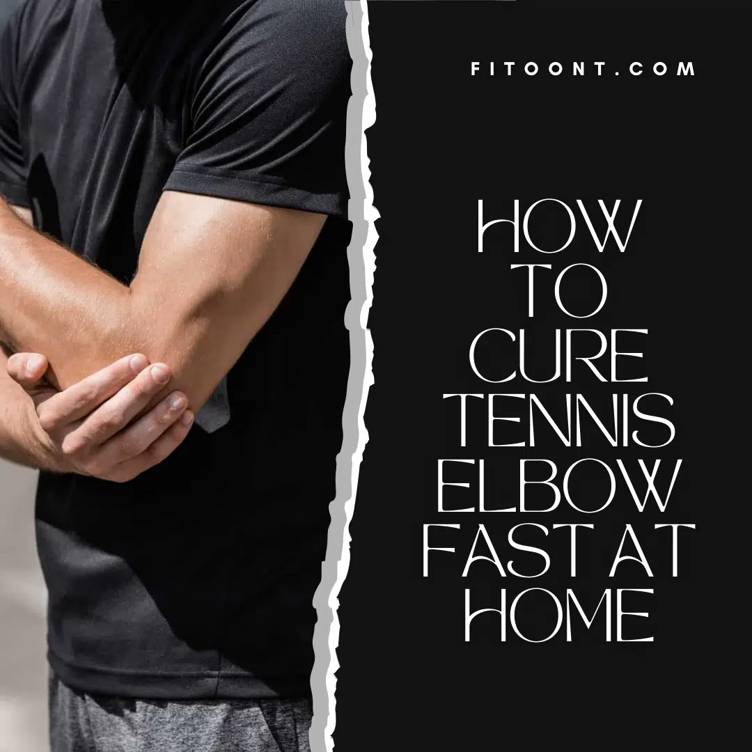 how to cure tennis elbow fast at home
