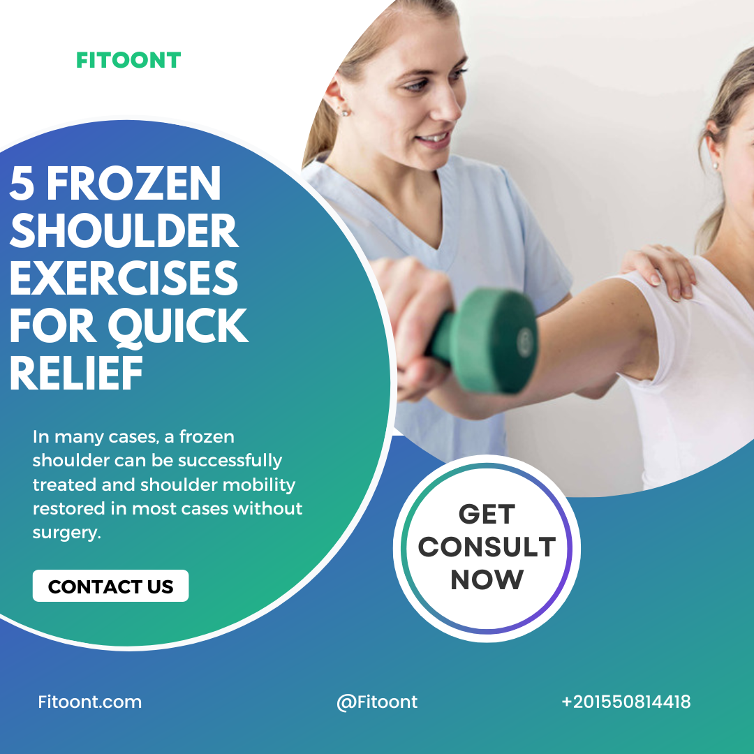 5 frozen shoulder exercises for quick relief